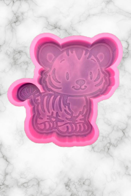 Tiger Freshie Mold, Western Freshie Molds, Animal Freshie Molds, Zoo Animal Freshie Mold, Heat Safe Silicone Mold, Affordable Freshie Mold