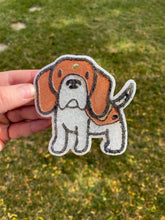 Load image into Gallery viewer, Beagle Freshie Mold, Dog Freshie Mold, Dog Breed Freshie Molds, Freshie Molds for Beginners, Heat Safe Silicone Mold, Simple Freshie mold
