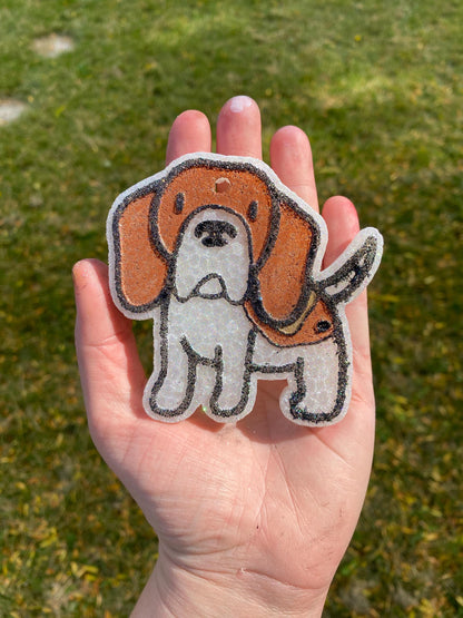 Beagle Freshie Mold, Dog Freshie Mold, Dog Breed Freshie Molds, Freshie Molds for Beginners, Heat Safe Silicone Mold, Simple Freshie mold