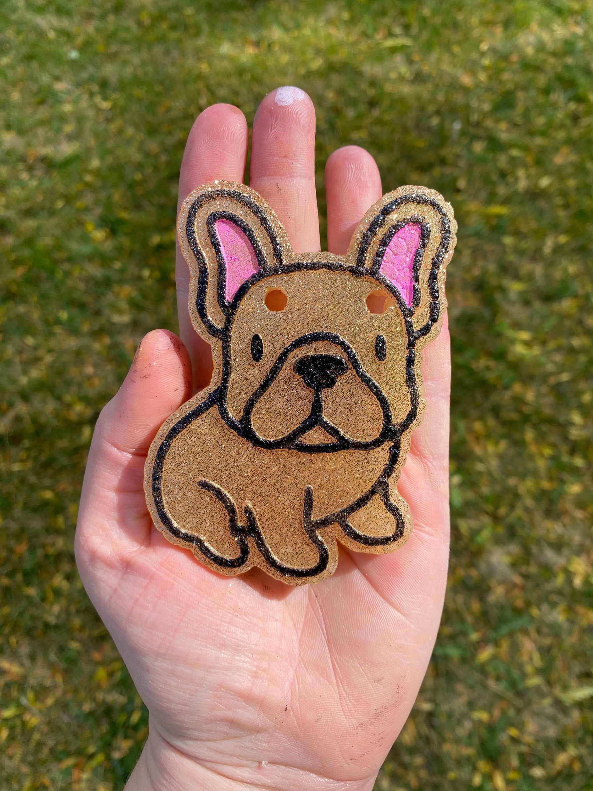 Frenchie Freshie Mold, French Bulldog Freshie Mold, Dog Breed Freshie Molds, Heat Safe Silicone Mold, Freshie Molds for Beginners