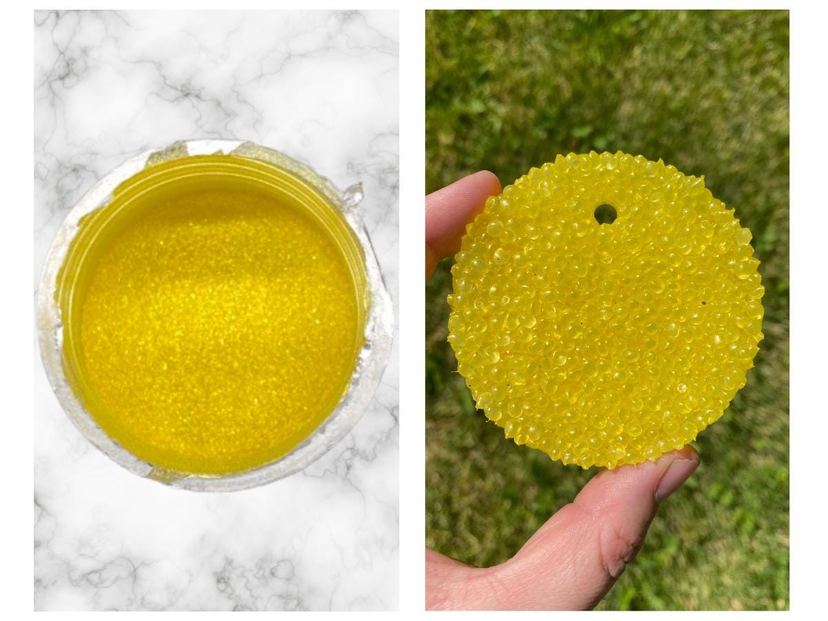 Pineapple Whip Mica, Yellow Mica Powder, Micas for Freshie Making, Sample Micas, Gifts for Freshie Makers, Beginner Freshie Supplies