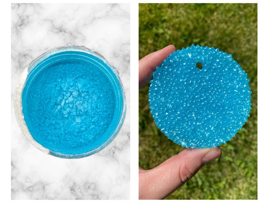 Ocean Berry Mica, Light Blue Mica Powder, Freshie Making Supplies, Mica Powders for Resin, Sample Mica Bottle, Quality Micas for Wax Melts