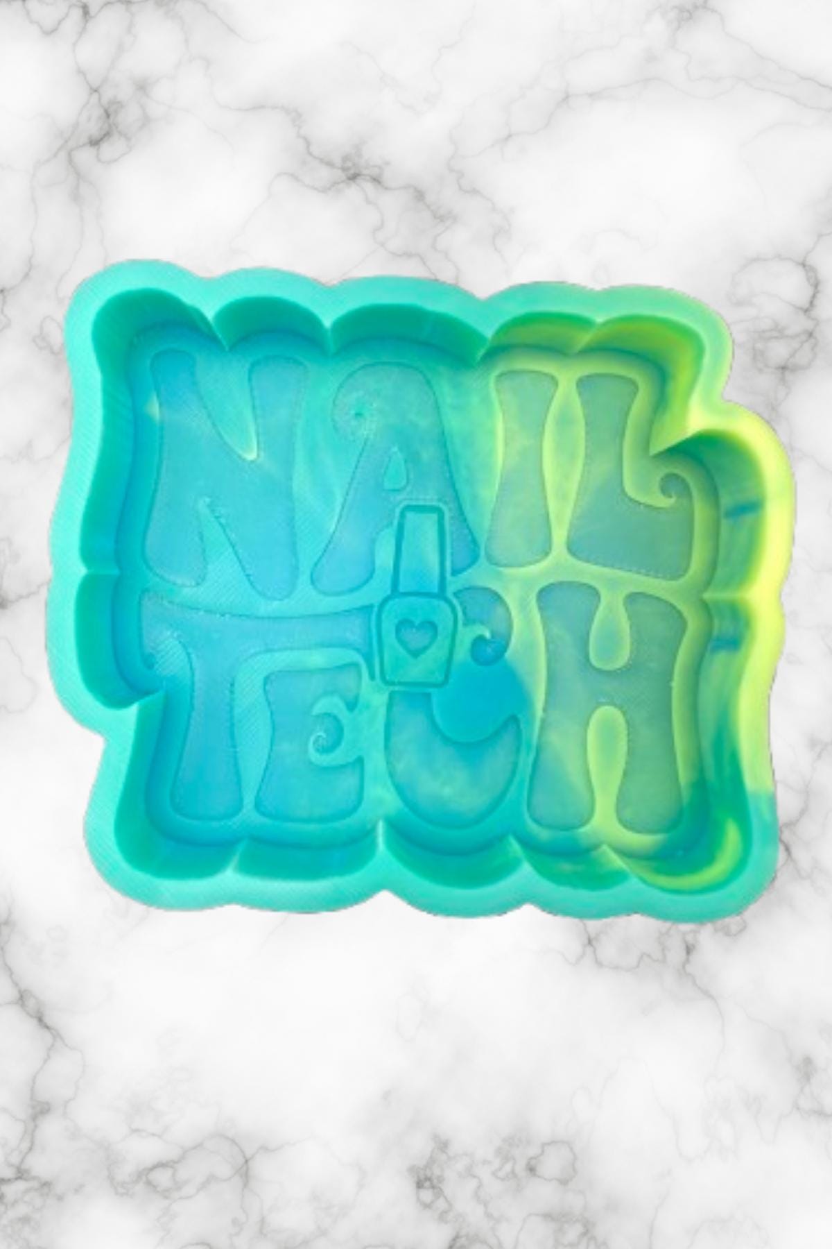 Nail Tech Freshie Mold, freshie molds for nail artist, nail salon silicone mold, manicure freshie mold, pedicure freshie mold