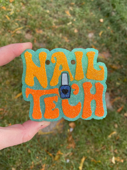 Nail Tech Freshie Mold, freshie molds for nail artist, nail salon silicone mold, manicure freshie mold, pedicure freshie mold