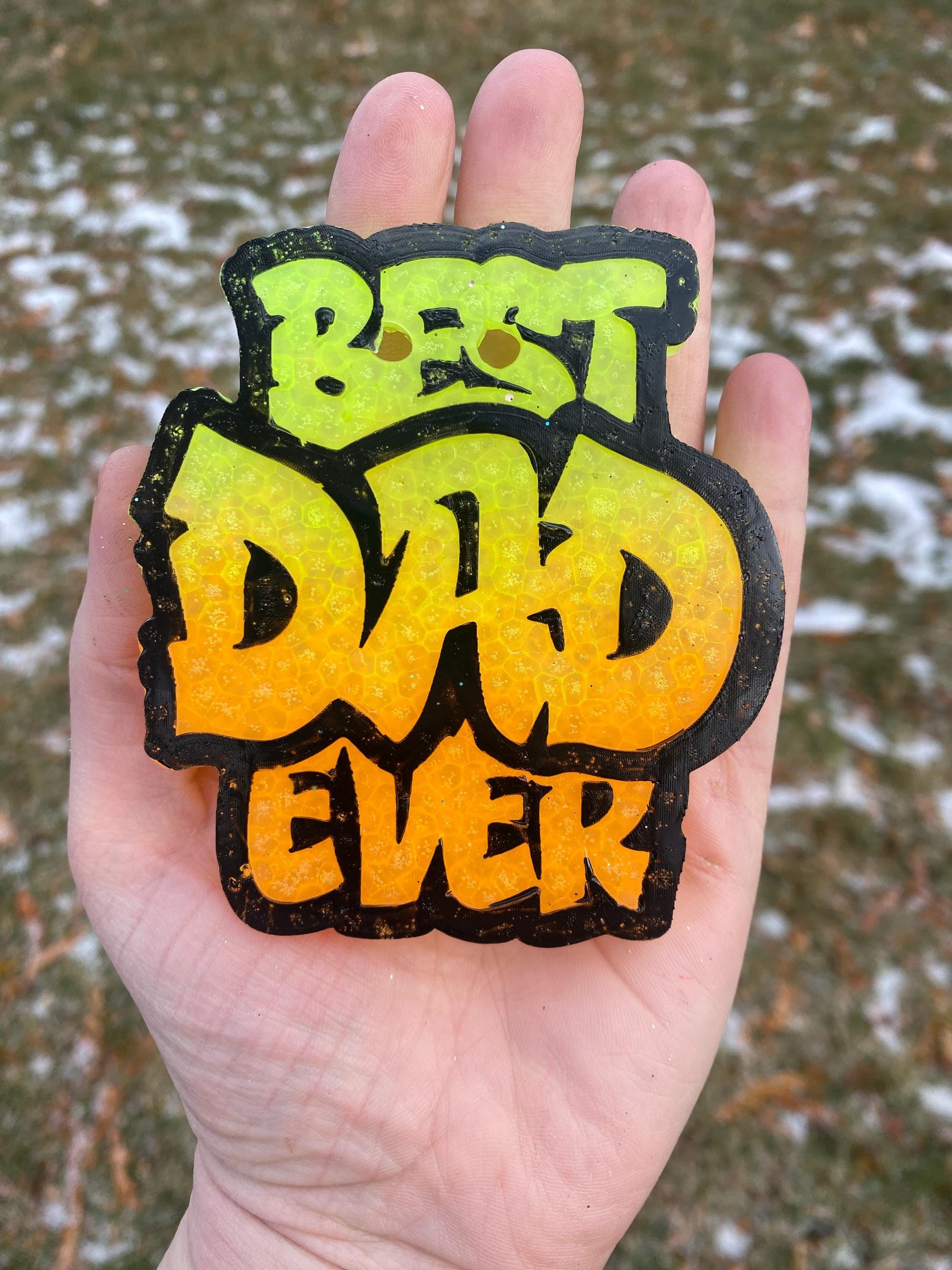 Best Dad Ever Freshie Mold, fathers day freshie mold, freshie making supplies, husband freshie ideas, dad freshie mold, car dad freshie mold