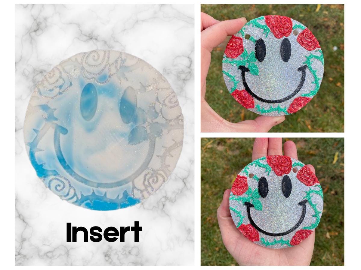 Smile Freshie Mold, Freshie Molds with Inserts, Seasonal Smile Freshie Molds, Affordable Silicone Mold, Freshie Making Supplies