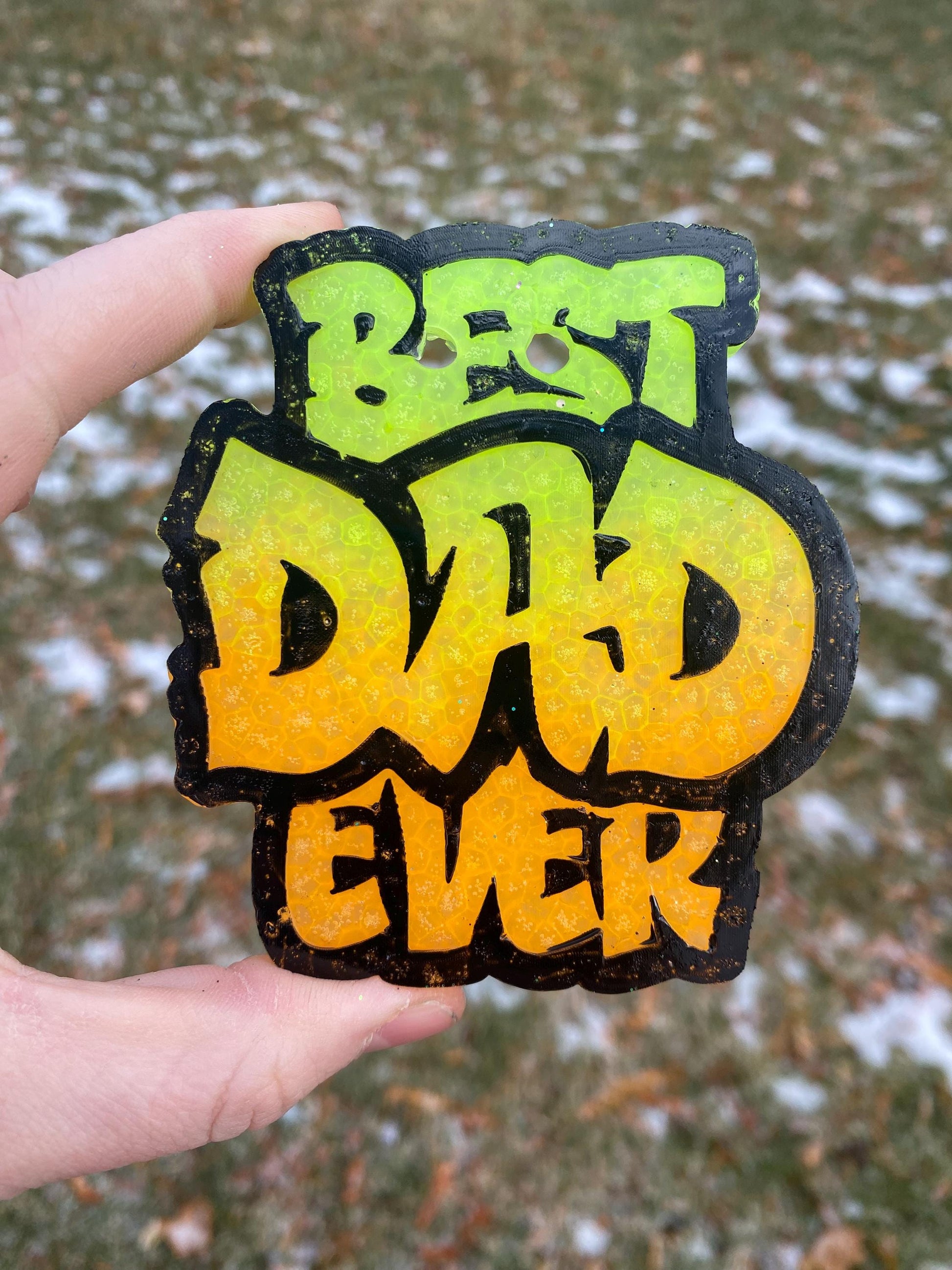 Best Dad Ever Freshie Mold, fathers day freshie mold, freshie making supplies, husband freshie ideas, dad freshie mold, car dad freshie mold