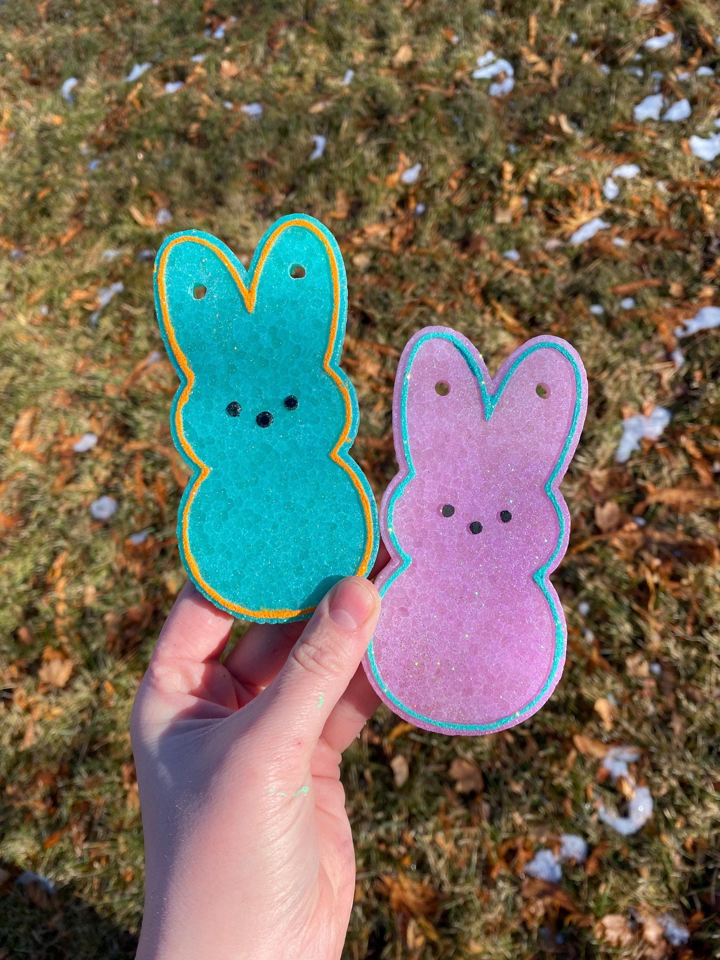 Bunny Freshie Mold for easter, car freshie designs oven safe silicone cross mold for resin cross easter mold for bath bombs, easter freshie