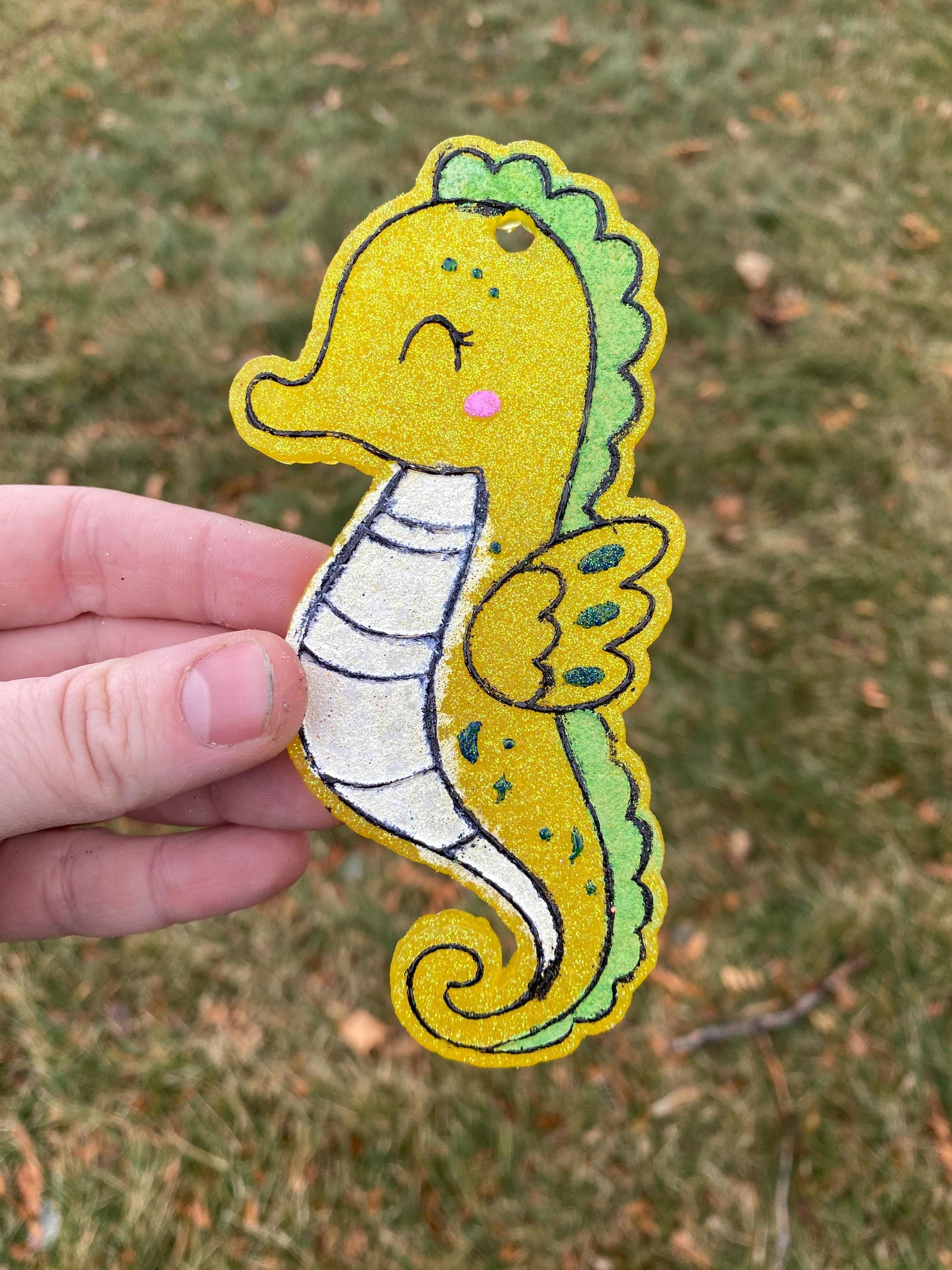 Seahorse Freshie Mold, Animal Silicone Molds, for pet store wax melt mold, seahorse soap mold, freshie supplies for beginners