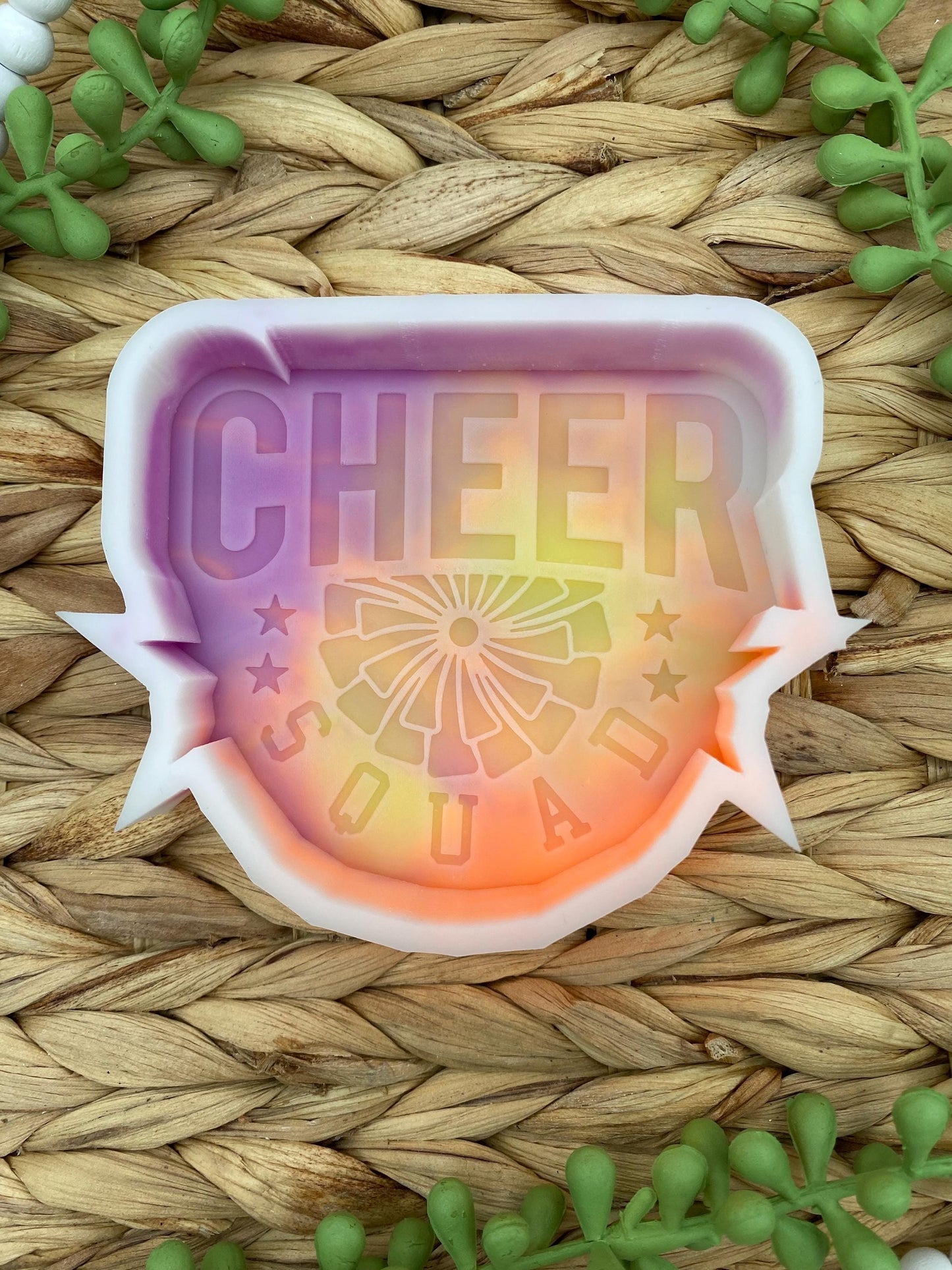 Cheer Squad Mold, Sport Freshie Mold, High School Silicone Mold, cheerleader freshie mold, cheer squad team freshies, high school cheer mold