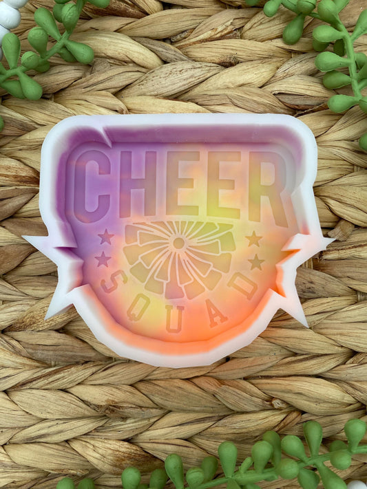Cheer Squad Mold, Sport Freshie Mold, High School Silicone Mold, cheerleader freshie mold, cheer squad team freshies, high school cheer mold