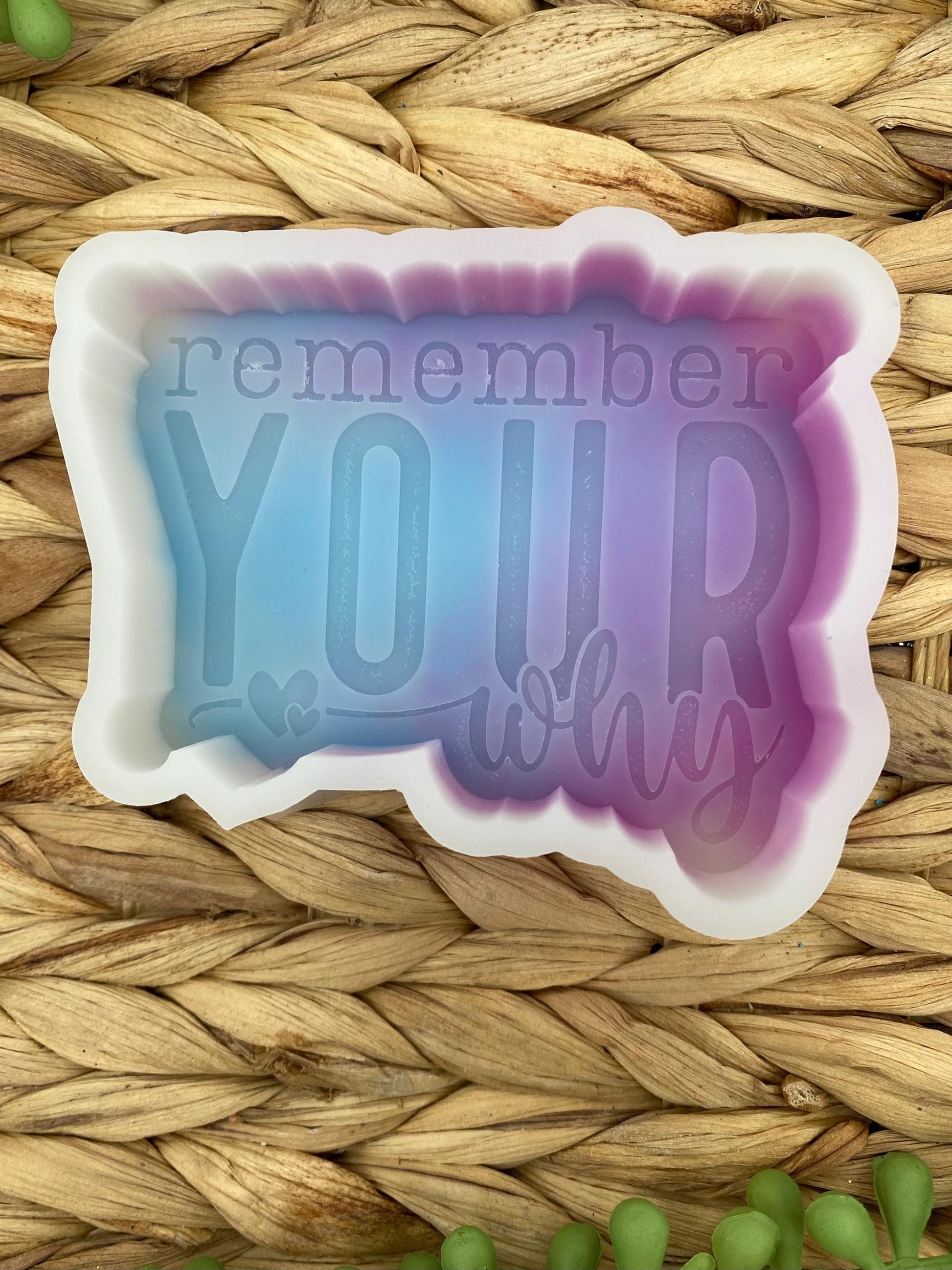 Remember Your Why Freshie Mold, Mental Health Freshie Mold, Uplifting Freshie Mold, Mental Health Awareness Silicone, Inspirational Freshie