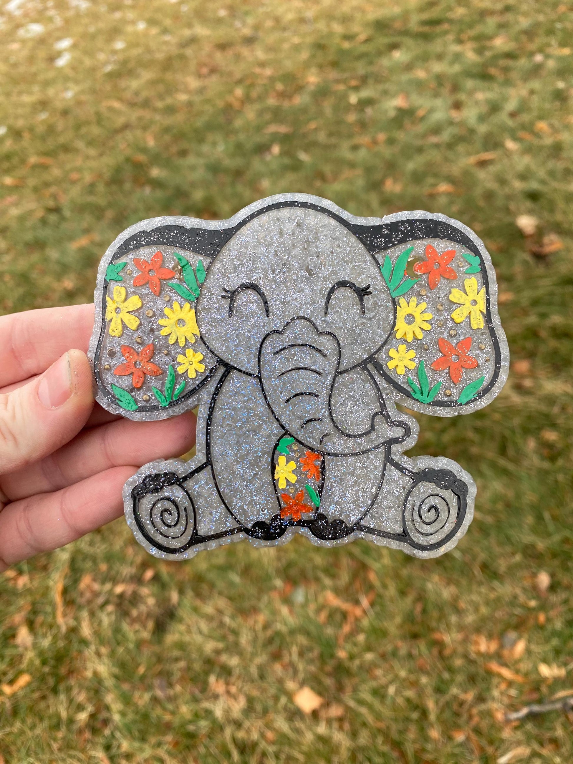 Elephant Freshie Mold, Animal Freshie Mold for animal lovers, elephant bath bomb mold, for wax melts, elephant soap mold, freshie supplies