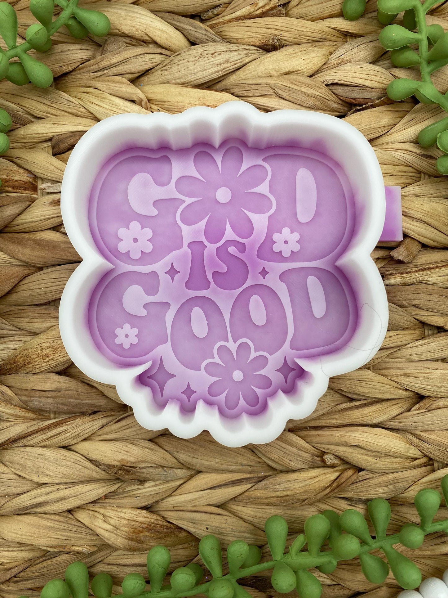 God is Good Freshie Silicone Mold, aroma bead molds, freshie making supplies, popular cardstock freshie molds, best selling freshies