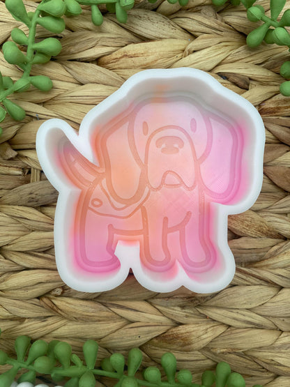 Beagle Freshie Mold, Dog Freshie Mold, Dog Breed Freshie Molds, Freshie Molds for Beginners, Heat Safe Silicone Mold, Simple Freshie mold