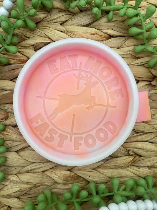 Eat More Fast Food Freshie Silicone Mold, fathers day,hunting freshie making supplies, husband freshie ideas, bestselling dad molds