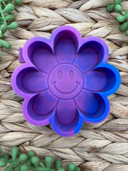 Smile Flower Mold, Summer freshie molds, retro flower mold, cute freshie molds, silicone freshie molds on sale, quality freshie molds