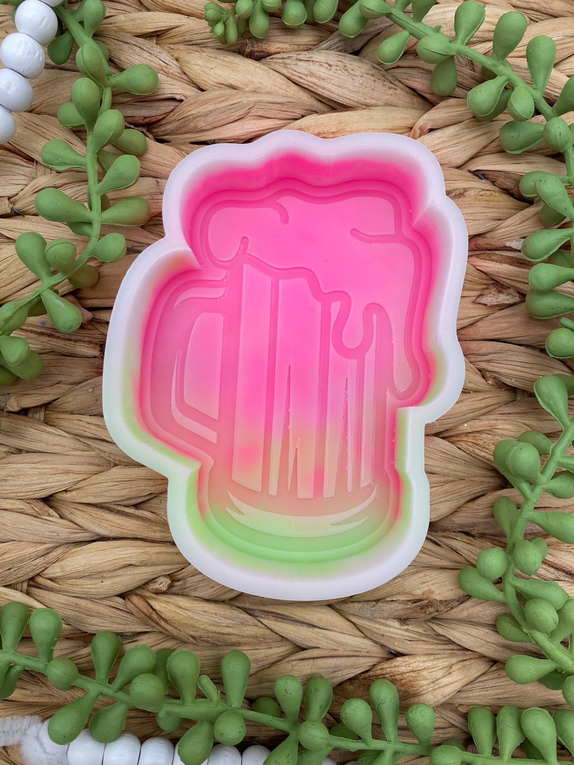 Beer Freshie Mold, St Patrick's day freshie mold, beer stein freshie mold, father's day drinking molds, alcohol freshie mold