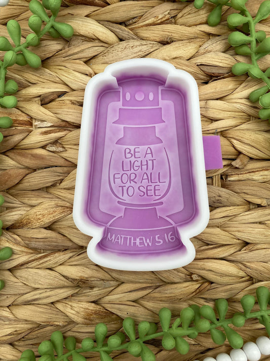 Be A Light Freshie Mold, aroma bead lantern mold, freshie making supplies, popular freshie molds, christian silicone mold,