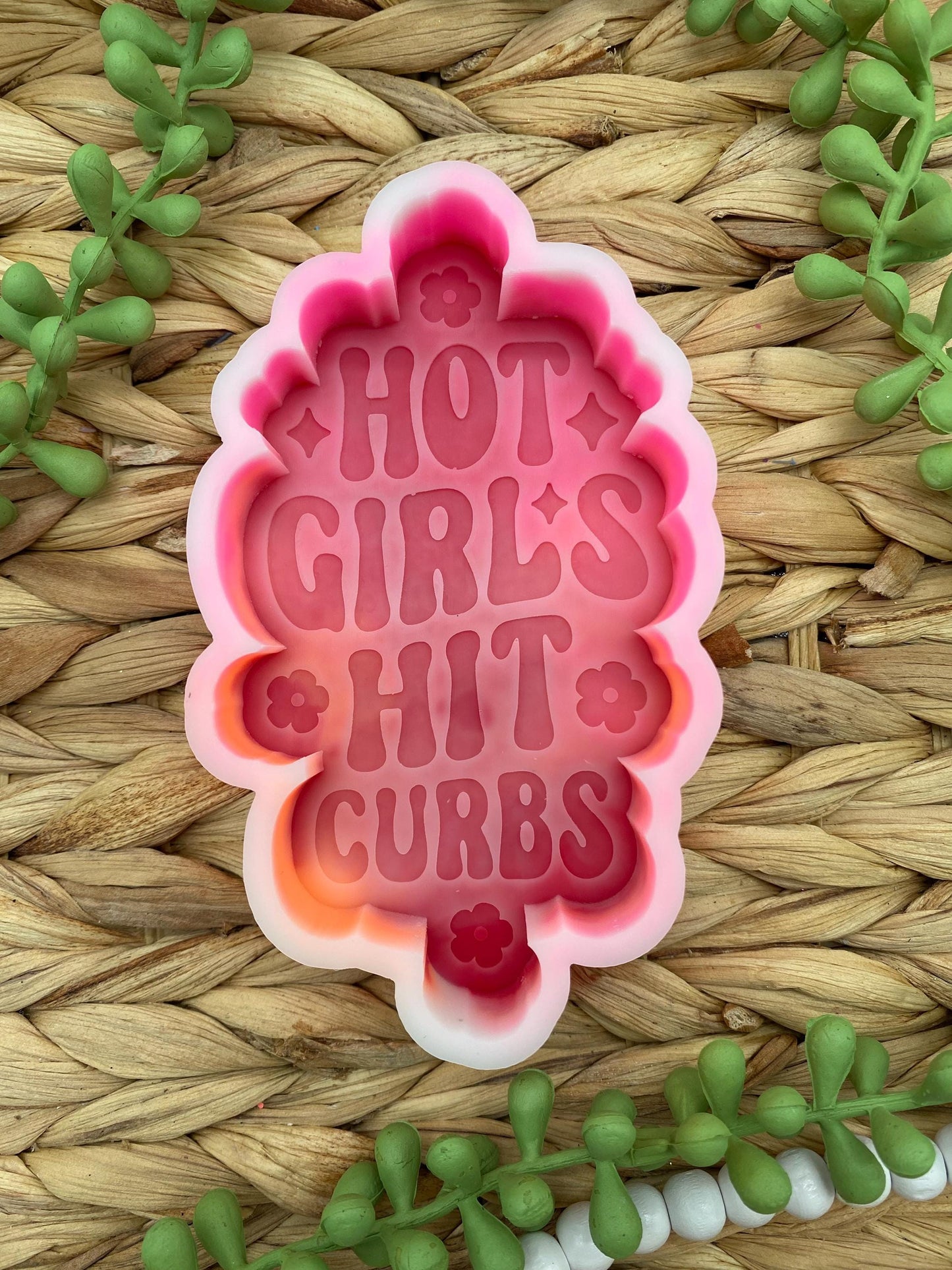 Hot Girls Hit Curbs Mold, Girl Math Freshie, Funny Freshie Mold, Curb Hitter Freshie Mold, Funny Freshie Mold, Freshie Mold for Teen