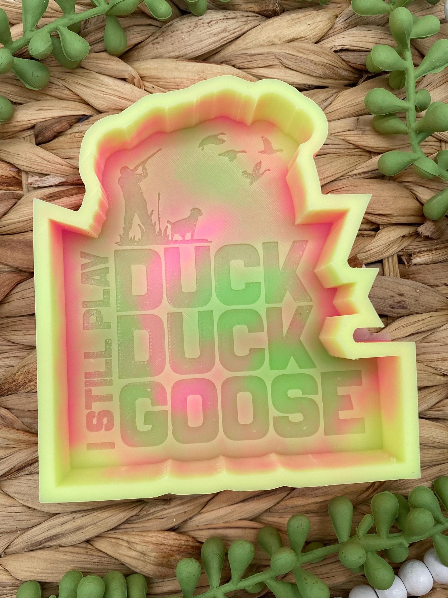 I Still Play Duck Duck Goose Freshie Silicone Mold, duck hunting freshie making supplies, husband freshie ideas, bestselling dad molds
