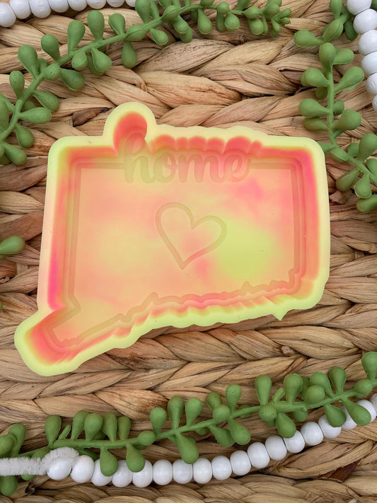 Connecticut Freshie Mold, Home State Freshie Molds, USA Freshie Molds, Beginner Aroma Bead Molds