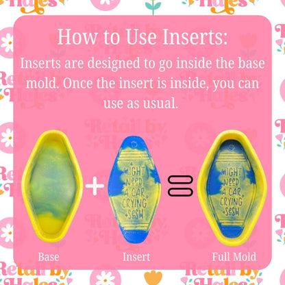 Girl Math Told Me I Could Motel Key Inserts Freshie Mold, for adult car freshie designs oven safe silicone mold for resin funny mold