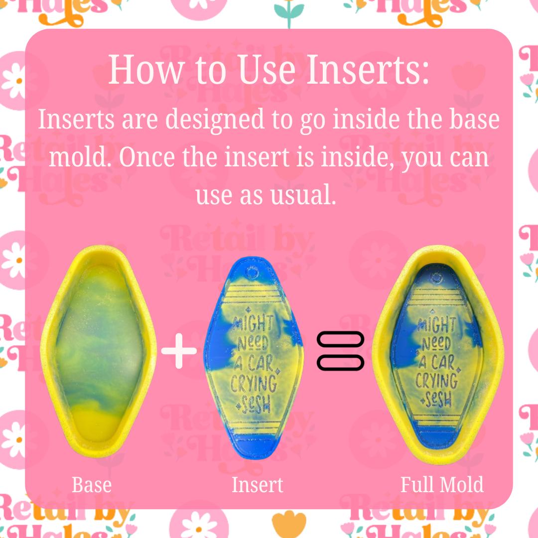 Dog Mom Motel Key Inserts Freshie Mold, car freshie designs, animal freshie mold, dog lover freshie mold, rescue dog freshie mold