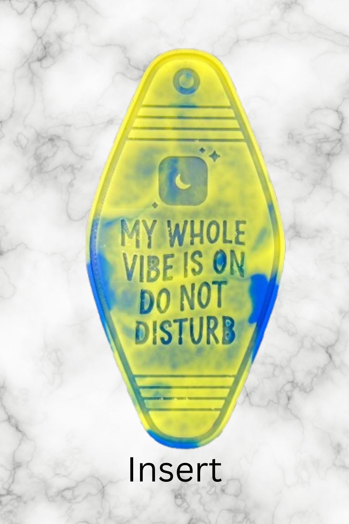 Do Not Disturb Motel Key Inserts Freshie Mold, for adult car freshie designs oven safe silicone mold for resin funny mold