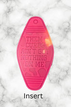 Load image into Gallery viewer, Them Curbs Aint Got Nothing on Me Motel Key Inserts Freshie Mold, for adult car freshie designs oven safe silicone mold for resin funny mold
