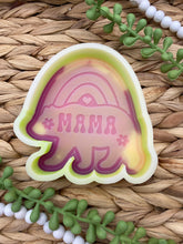 Load image into Gallery viewer, Mama Rainbow Bear Freshie Mold, stay at home mom freshie molds, funny mom freshie, mother&#39;s day freshie molds, mom humor freshie mold
