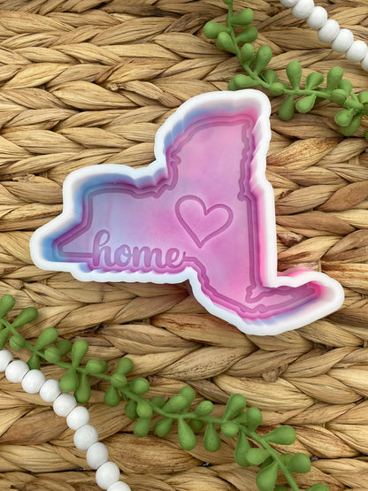 New York Freshie Mold, Home State Freshie Molds, USA Freshie Molds, Beginner Aroma Bead Molds, New York State Freshie Mold, Big Apple
