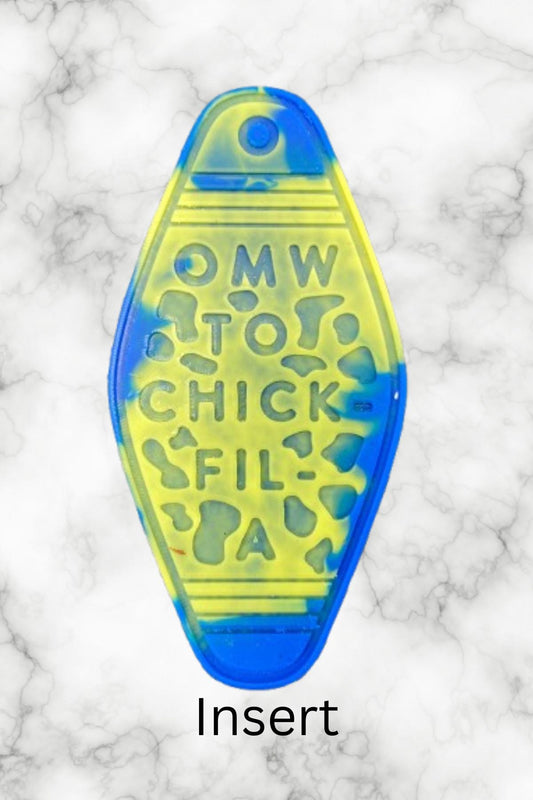 On My Way to Chick Motel Key Inserts Freshie Mold, for adult car freshie designs oven safe silicone mold for resin funny mold