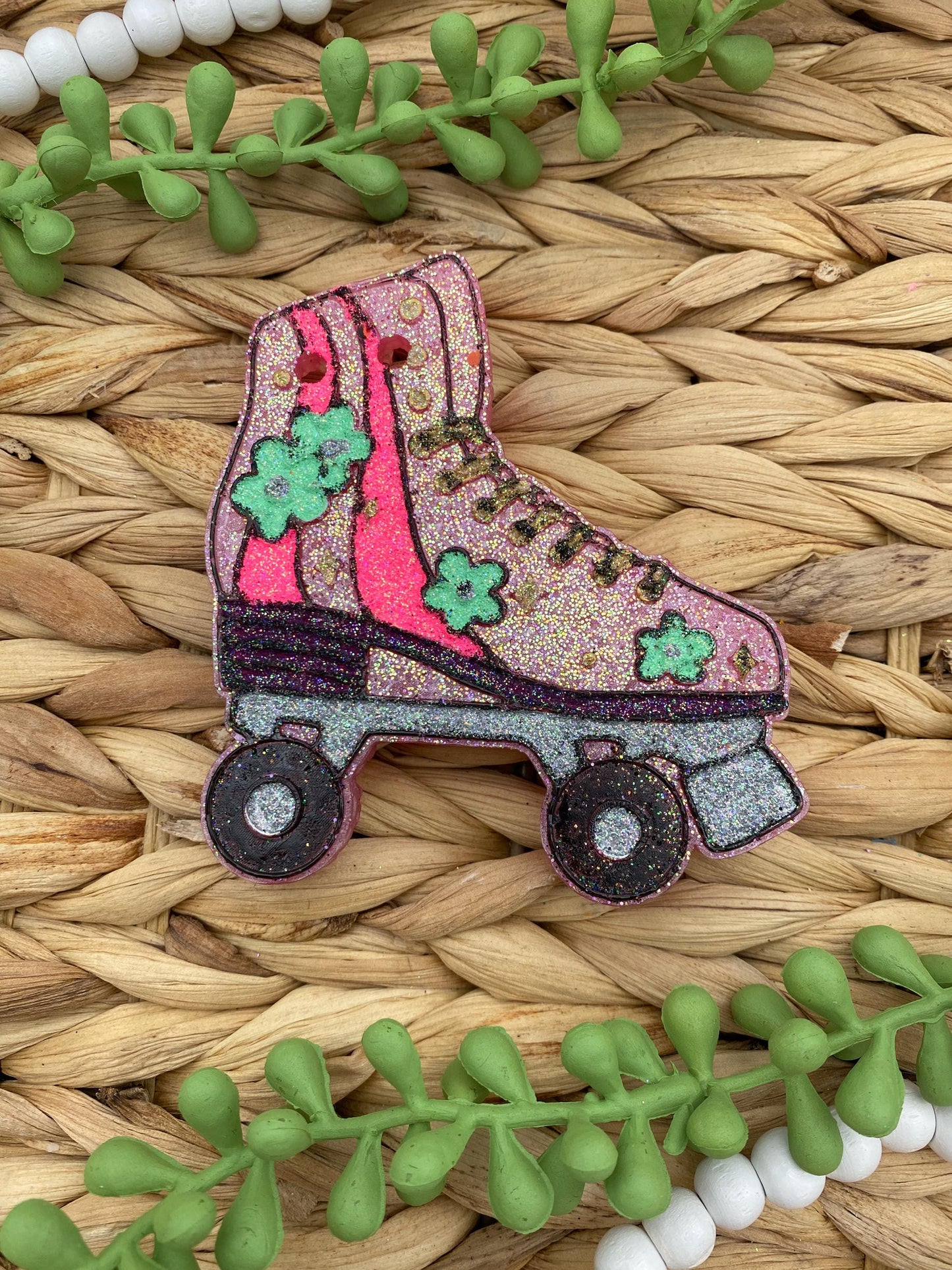 Retro Roller Skate Freshie Mold, 80's freshie molds, 90's freshie mold, skating freshie mold, summer freshie molds, vintage freshie mold