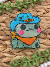 Load image into Gallery viewer, Cowboy Frog Freshie Mold, Western Freshie Molds, Frog with Cowboy Hat Freshie Molds, Cute Freshie Molds, Animal Freshie Molds, Easy Freshie

