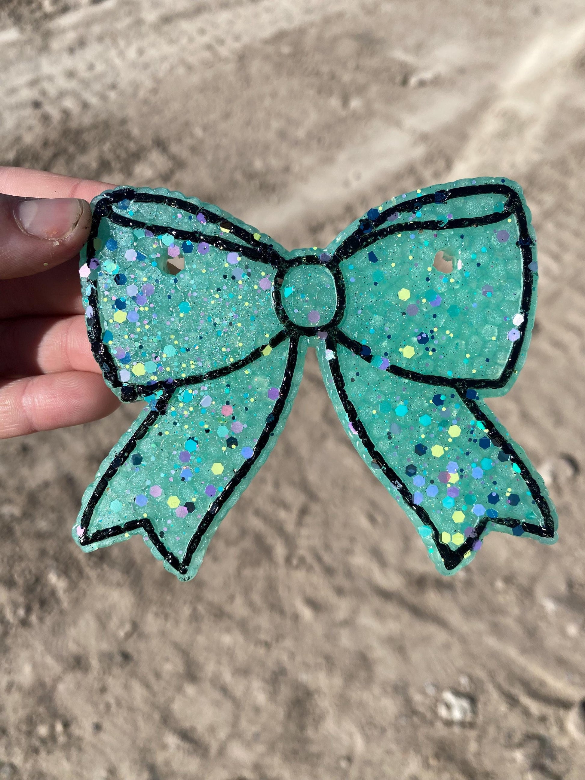 Plain Bow Freshie Silicone Mold, coquette bow molds for soap, coquette freshie mold, girly freshie molds, girly bow soap mold