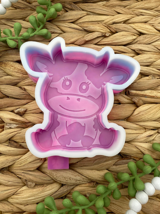 Cow Freshie Mold, Western Freshie Molds, Animal Freshie Molds, Farm Silicone Mold, Heat Safe Silicone Mold, Affordable Freshie Mold