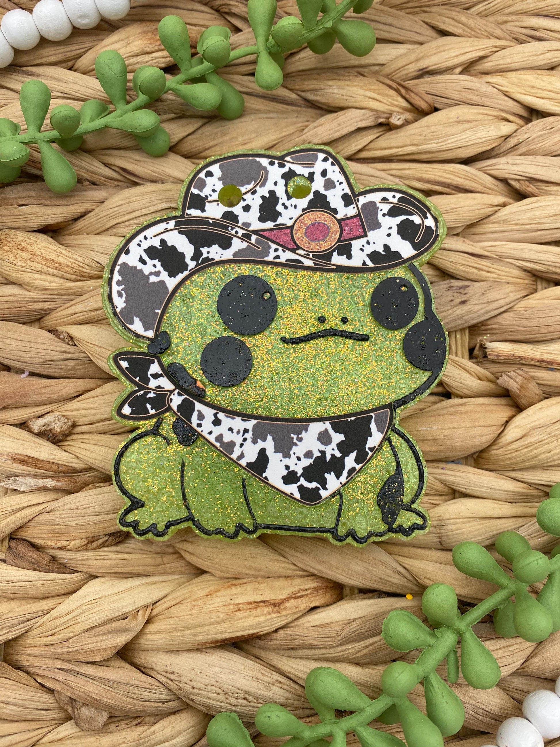 Cowboy Frog Freshie Mold, Western Freshie Molds, Frog with Cowboy Hat Freshie Molds, Cute Freshie Molds, Animal Freshie Molds, Easy Freshie