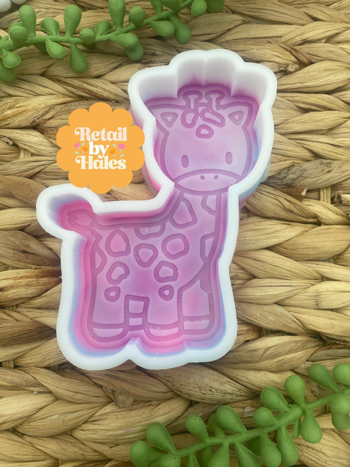 Giraffe Freshie Mold, Western Freshie Molds, Animal Freshie Molds, Zoo Animal Freshie Mold, Heat Safe Silicone Mold, Affordable Freshie Mold