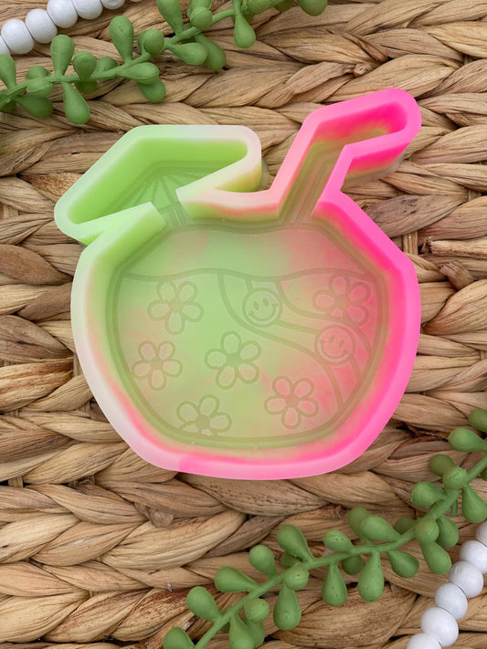 Coconut Drink Freshie Mold, coffee freshie mold, summer silicone molds, cardstock freshie mold, pool freshie mold, beach freshie mold