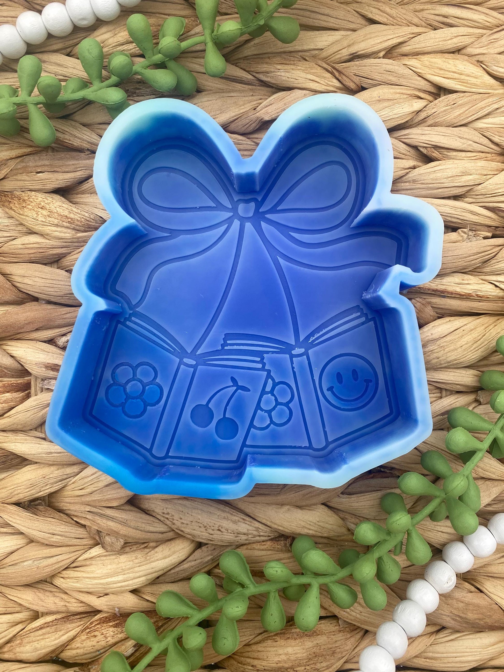 Book Cherries Freshie Mold, Book lover freshie mold, Cozy Book Molds, Book Freshie Mold, Coquette Freshie Molds, Girly cozy freshie molds