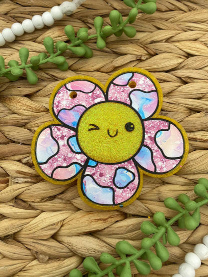 Cowboy Flower Freshie Mold, Western Freshie Molds, Summer Freshie Molds, Cowgirl Freshie Molds, Cow Print Flower Freshie Mold