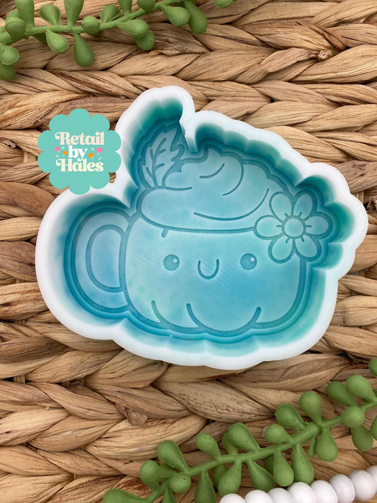 Pumpkin Mug Mold, Freshie Mold, Fall Freshie Mold, Silicone Mold, cute fall mold, Autumn molds, Bestselling Mold, cozy mold, coffee mug mold