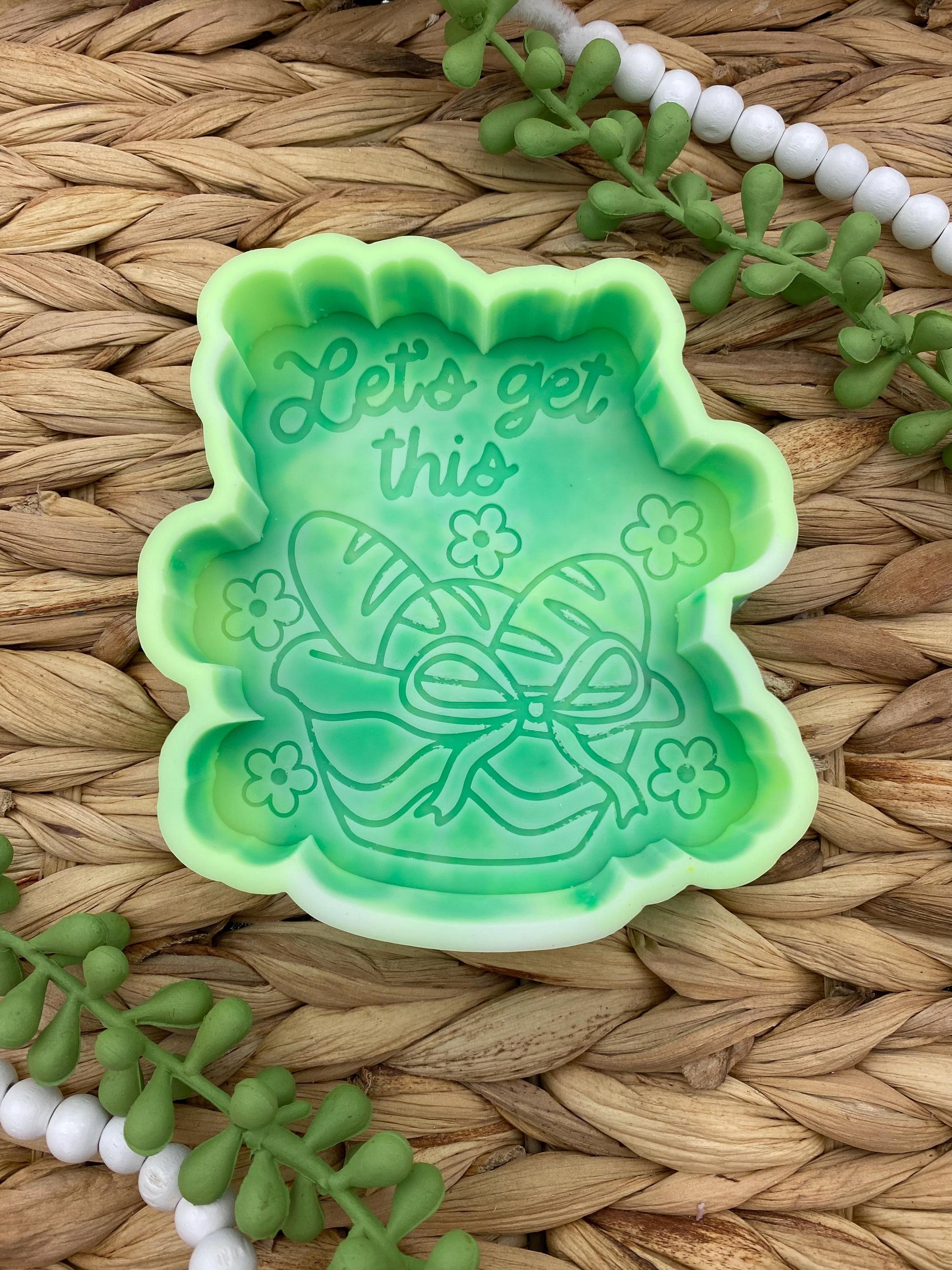 Let's Get this Bread Freshie Mold, girl boss freshie mold, small business freshie mold, sourdough freshie mold, bread soap mold, funny mold