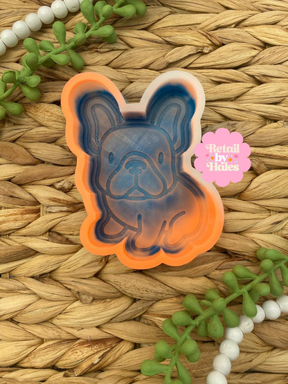 Frenchie Freshie Mold, French Bulldog Freshie Mold, Dog Breed Freshie Molds, Heat Safe Silicone Mold, Freshie Molds for Beginners