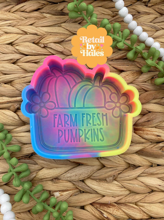 Farm Fresh Pumpkin Freshie Mold, Halloween Freshie Mold, Fall Freshie Mold, cardstock freshie Mold, cute pumpkin freshie mold, pumpkin patch