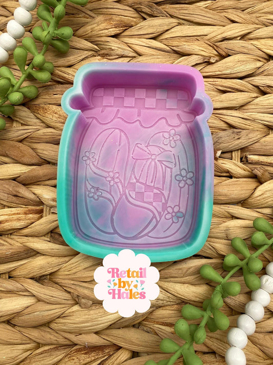 Pickle Jar Freshie Mold, flower pickle freshie mold, summer silicone molds, pickle loving freshie mold, coquette freshie molds, girly freshi