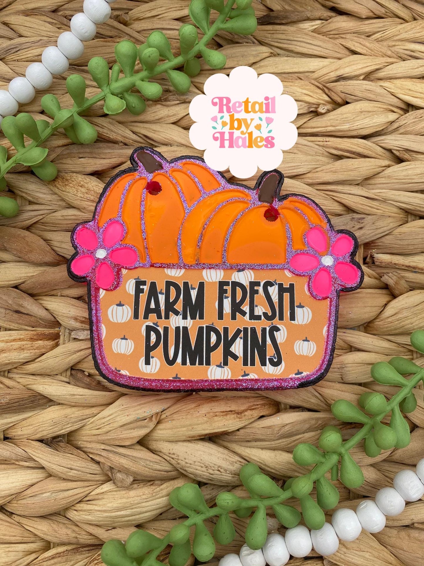 Farm Fresh Pumpkin Freshie Mold, Halloween Freshie Mold, Fall Freshie Mold, cardstock freshie Mold, cute pumpkin freshie mold, pumpkin patch