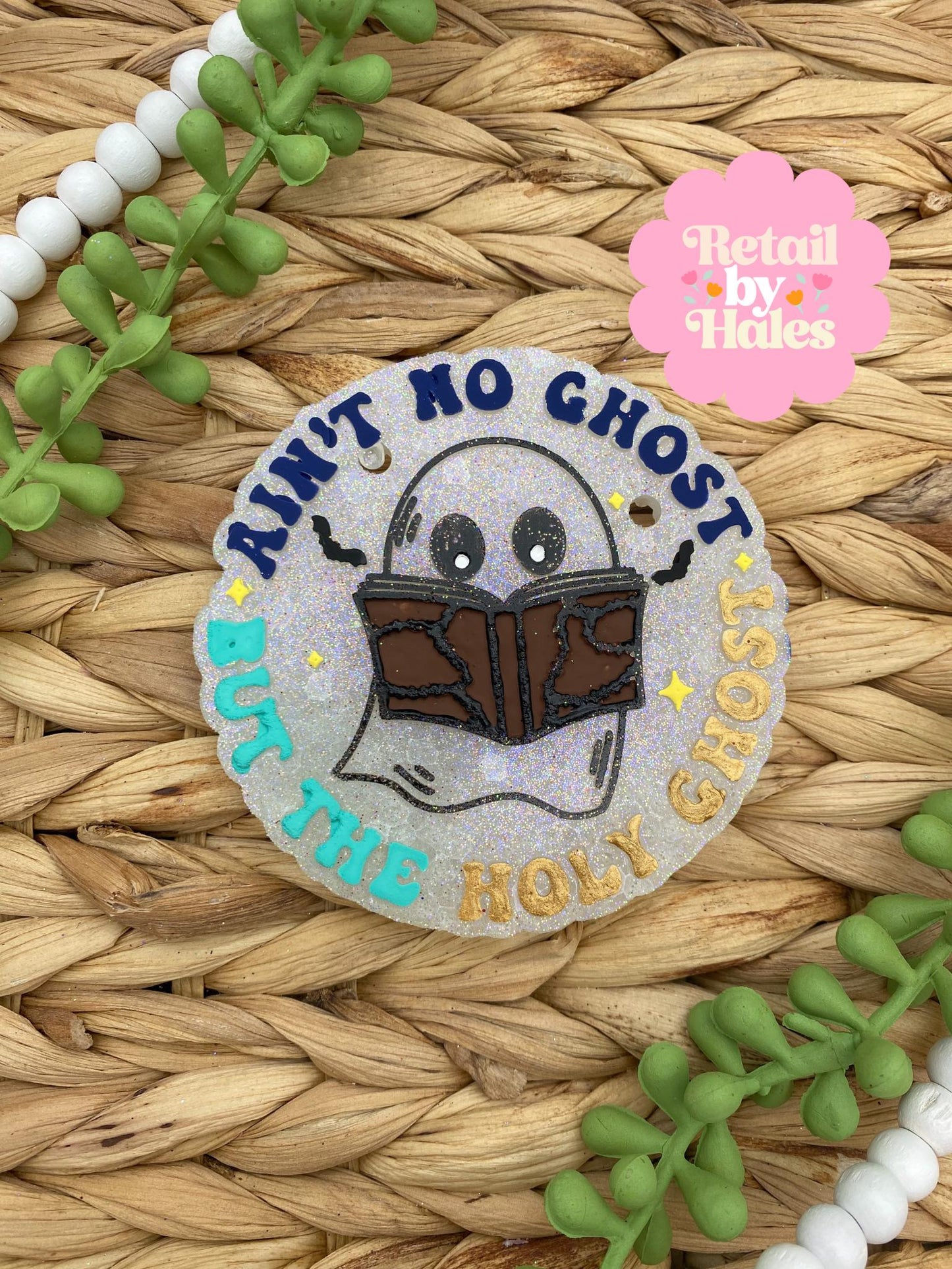 Ain't No Ghost but the Holy Ghost Mold, Halloween Freshie Mold, Christian Freshie Mold, Holyween Silicone Mold, religious halloween freshie