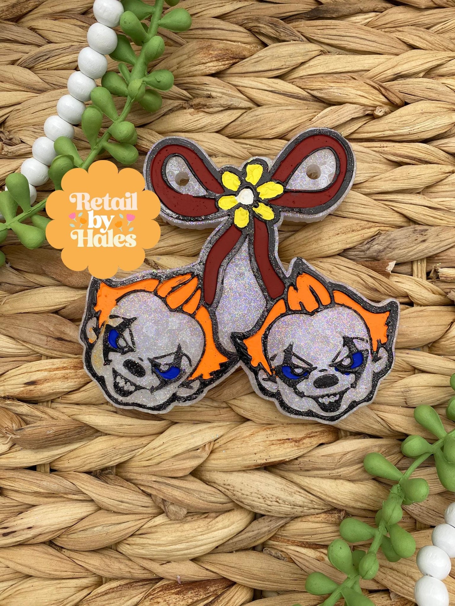 Clown Halloween Freshie Mold, Halloween Freshie Mold, Fall Freshie Mold, Spooky Silicone Mold, Autumn Freshie Mold, fall molds,